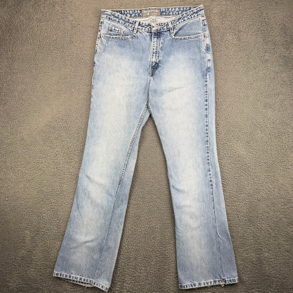 Levis SilverTab Mens Light Wash Baggy Denim Jeans 30x31 Vintage 90s Style
